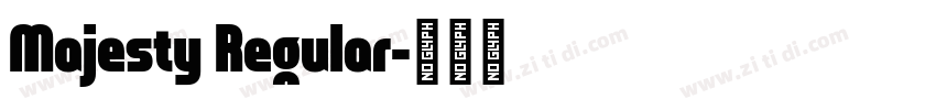 Majesty Regular字体转换